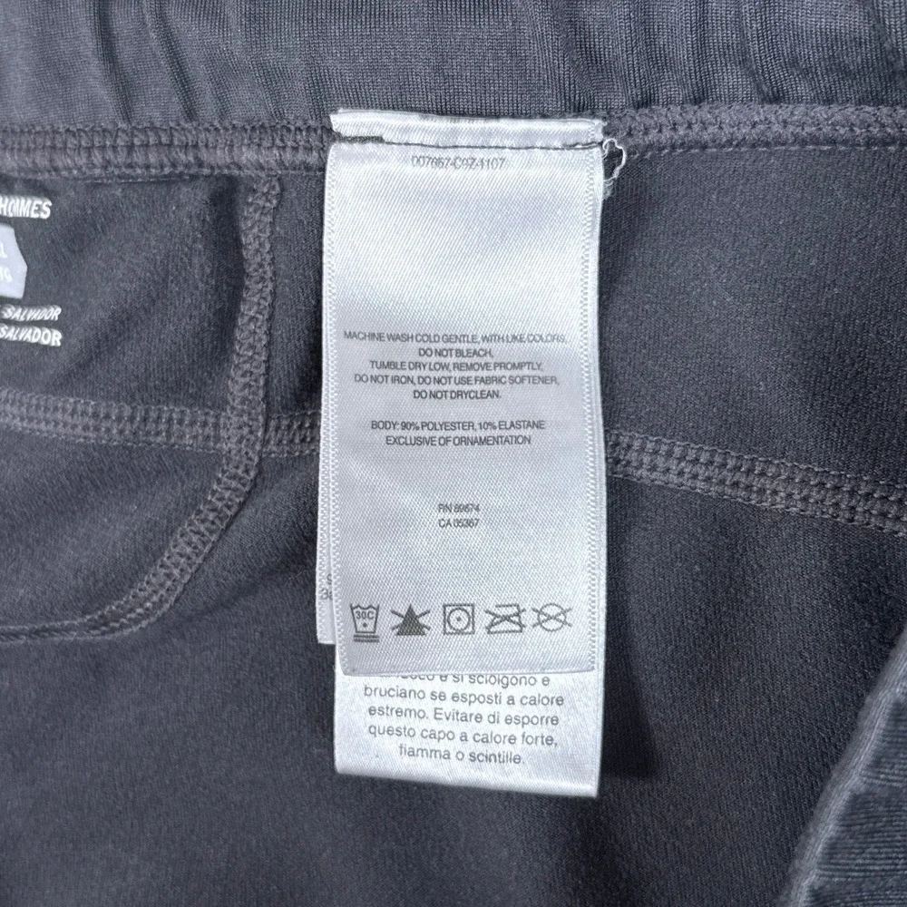 Mountain Hardwear Pants Mens XL Gray Black Reflective Zip Pocket Running Tights